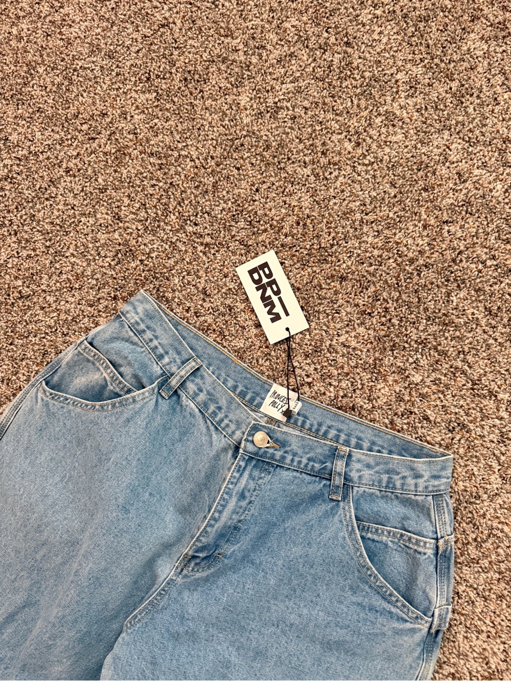 Princess Polly Light Blue High-Waist Women's Jeans💙